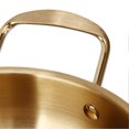thumbnail image 3 of Gold Korean Ramen Pot Stainless Steel Noodle Pot Portable Kitchen Cooking Pot for Household 24cm / 9.4in, 3 of 4