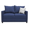 thumbnail image 1 of Love seat El Bazar Store Atlanta Lino Azul Marino 2 plazas Modular Moderno, 1 of 4
