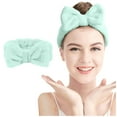 thumbnail image 2 of Gymayou Spa Headbands Makeup Bow Headband For Washing Face skincare headbands for women Mint Green, 2 of 4