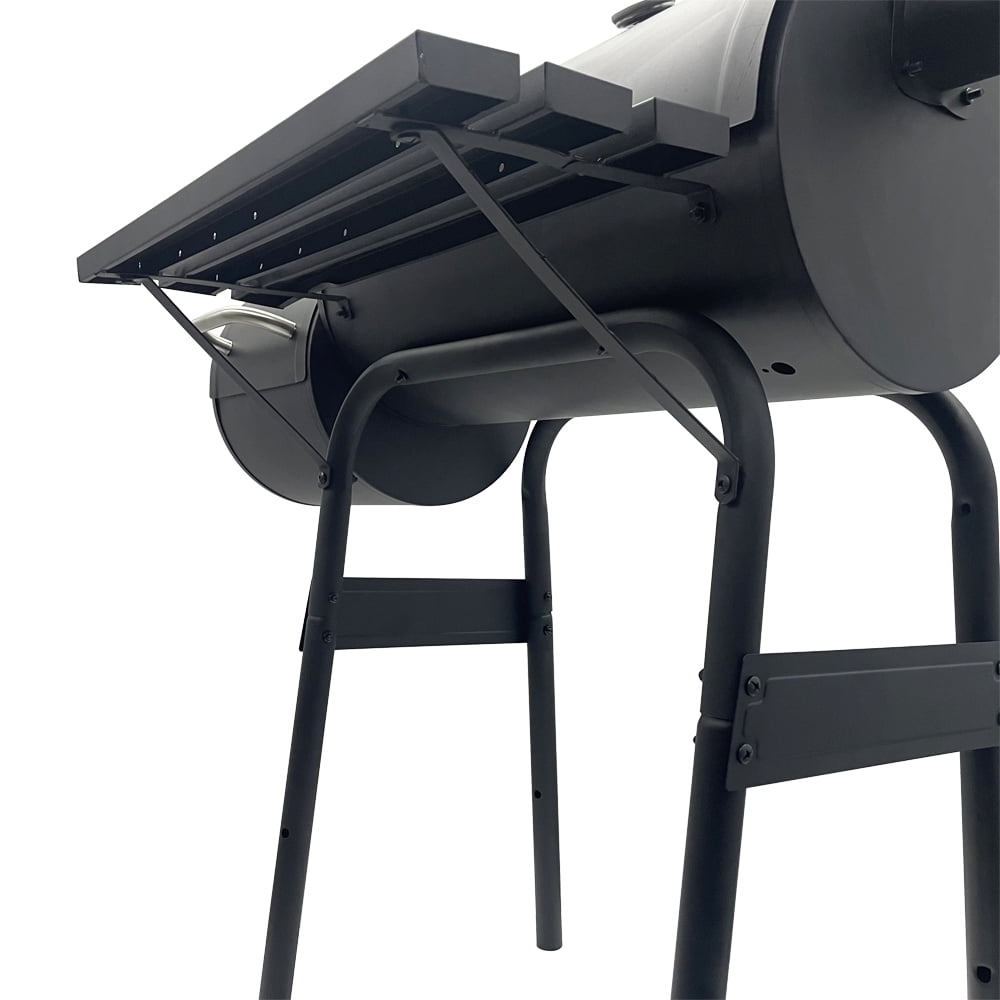 INTSUPERMAI 30" BBQ Charcoal Grill Offset Can Be Covered with Printing Smoker Space CC1830F