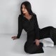 thumbnail image 3 of Conjunto de 2 piezas de sudadera y pantalón deportivo con capucha para mujer 2024, 3 of 5