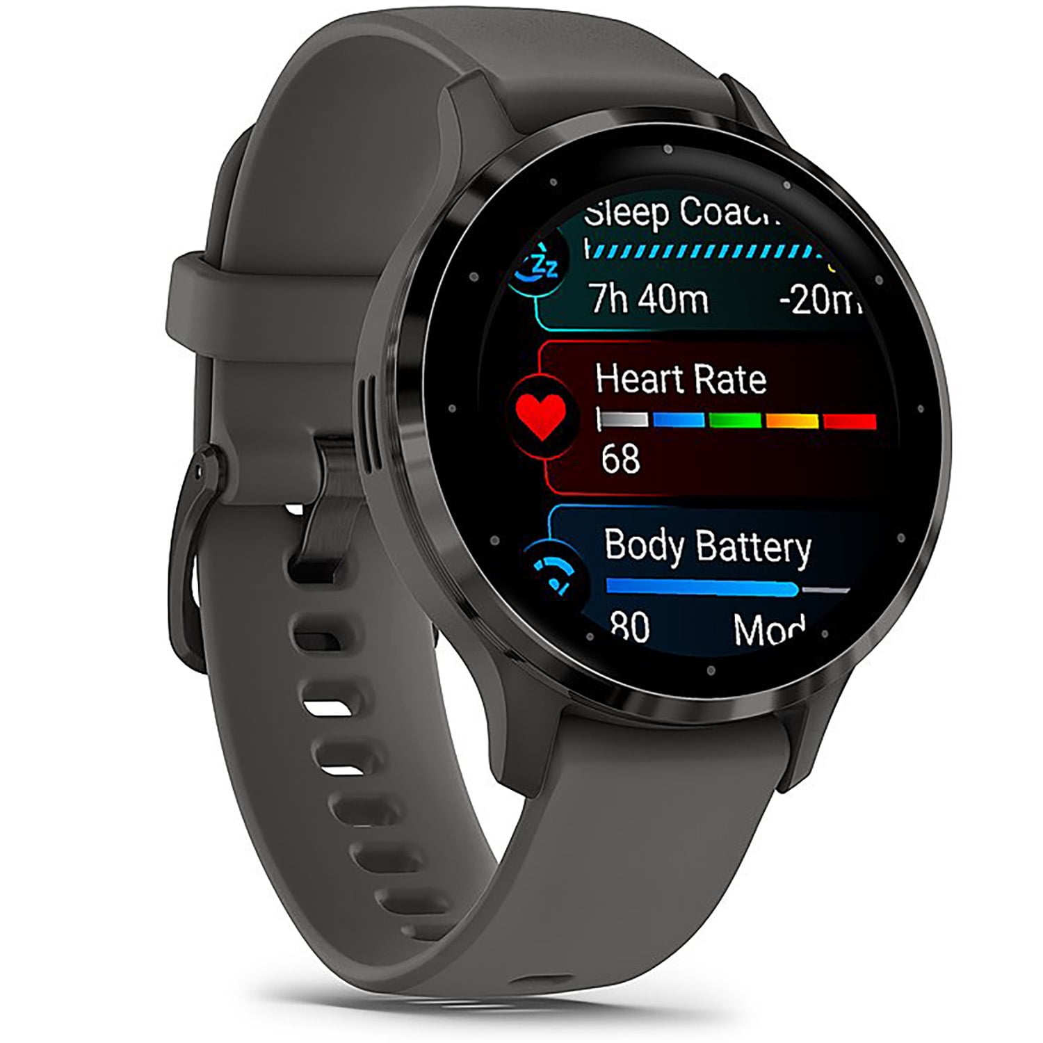 Restored Garmin Venu 3S Health Fitness GPS Smartwatch Steel Bezel (41mm) (Refurbished)