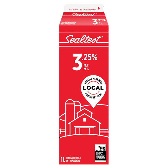 Lait homogénéisé 3,25 % Sealtest 1 litre