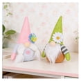 thumbnail image 4 of Cute Flower Decor Gnome Plush Ornament, Dwarf Stuffed Doll No - Face Old Man Figurine, Home Decor Accent For Shelf Tabletop, 4 of 6