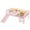 Pink, variant on Bellemave Low Loft Bed Twin with Slide, Loft Bed with Bookcase and LED Lights, Wood Twin Size Loft Beds Frame with Storage Shelves, No Box Spring Needed (White)