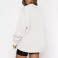 Mrigtriles Oversized Sweatshirt for Women Quarter Zip Up Fleece