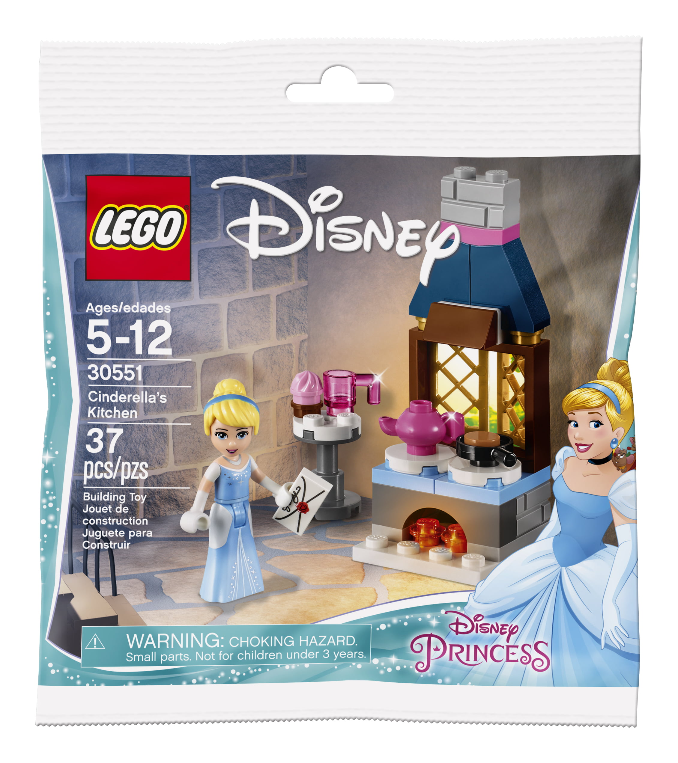At øge Formuler temperament LEGO Disney Princess Cinderella Kitchen 30551 - Walmart.com