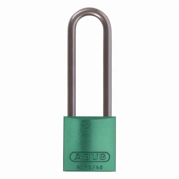 Abus Lockout Padlock,KA,Green,1-1/2"H 72 HB/40-75 KA Green