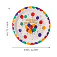 thumbnail image 3 of 10pcs Household Food Plates Multi-function Snack Plates Party Tableware Party Plates, 3 of 9