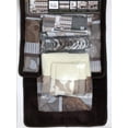 thumbnail image 2 of Zen Coffee Brown 18-Piece Bathroom Set: 2-Rugs/mats, 1-Fabric Shower Curtain, 12-Fabric Covered Rings, 3-pc. Decorative Towel Set&nbsp;, 2 of 2
