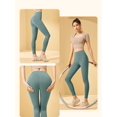 thumbnail image 6 of Butt Lifting Slim Fit Stretchy High Waist Yoga Pants,Tummy Control Fitness Yoga Leggings,Yoga Pant for Woman,XXL, 6 of 6