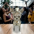 thumbnail image 1 of Chihuahua Shaped Glass Storage A Stylish Accessory For Your Favorite Decorative Bar Display Easter Pattern Room Friendly Glassware Storage Solution, 1 of 6