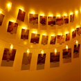 thumbnail image 1 of Photo Clips String Light - Fairy Lights with Clips for Hanging Polaroid Pictures, Battery Operated Photo Hanger, 8 Light Modes Twinkle Lights for Room Party Decor, 1 of 9