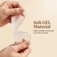 thumbnail image 4 of 4 Pairs Women Gel Ball of Foot Cushions, Invisible Anti Slip Metatarsal Pads Comfort Inserts for High Heels, 4 of 7