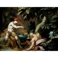 thumbnail image 3 of Abraham Bloemaert 24x19 Black Modern Framed Museum Art Print Titled - Mercury, Argus and Io (circa 1592), 3 of 5