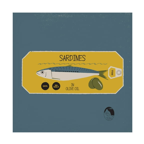 Vision Grasp Art 'Sardines' Canvas Art