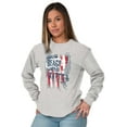 thumbnail image 3 of Reach for the Stars American Pride Plus Size Long Sleeve Graphic Tee Shirt Brisco Brands 2X, 3 of 6