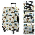 thumbnail image 5 of Cartoon Tractors Stars White Pattern Luggage Cover Fashion Suitcase Cover Baggage Covers Fit 25-28 Inch Luggage (Go Travel), 5 of 5
