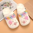 thumbnail image 1 of un Set (chaussures Non Incluses) Cave Chaussures Diy Accessoires Chaussures Boucles Ornements Chaussures Fleurs Accessoires Amovibles Coquillage T, 1 of 4