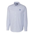 thumbnail image 2 of Men's Cutter & Buck Powder Blue Fresno State Bulldogs Vault Stretch Oxford Stripe Long Sleeve Button-Down Shirt, 2 of 3