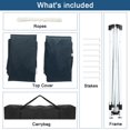 thumbnail image 4 of IVV 6.5*6.5ft Canopy Tent, Waterproof Outdoor Folding Events Canopy Shelter with Sidewalls for Backyard Party BBQ or Market Stalls (Blue), 4 of 11