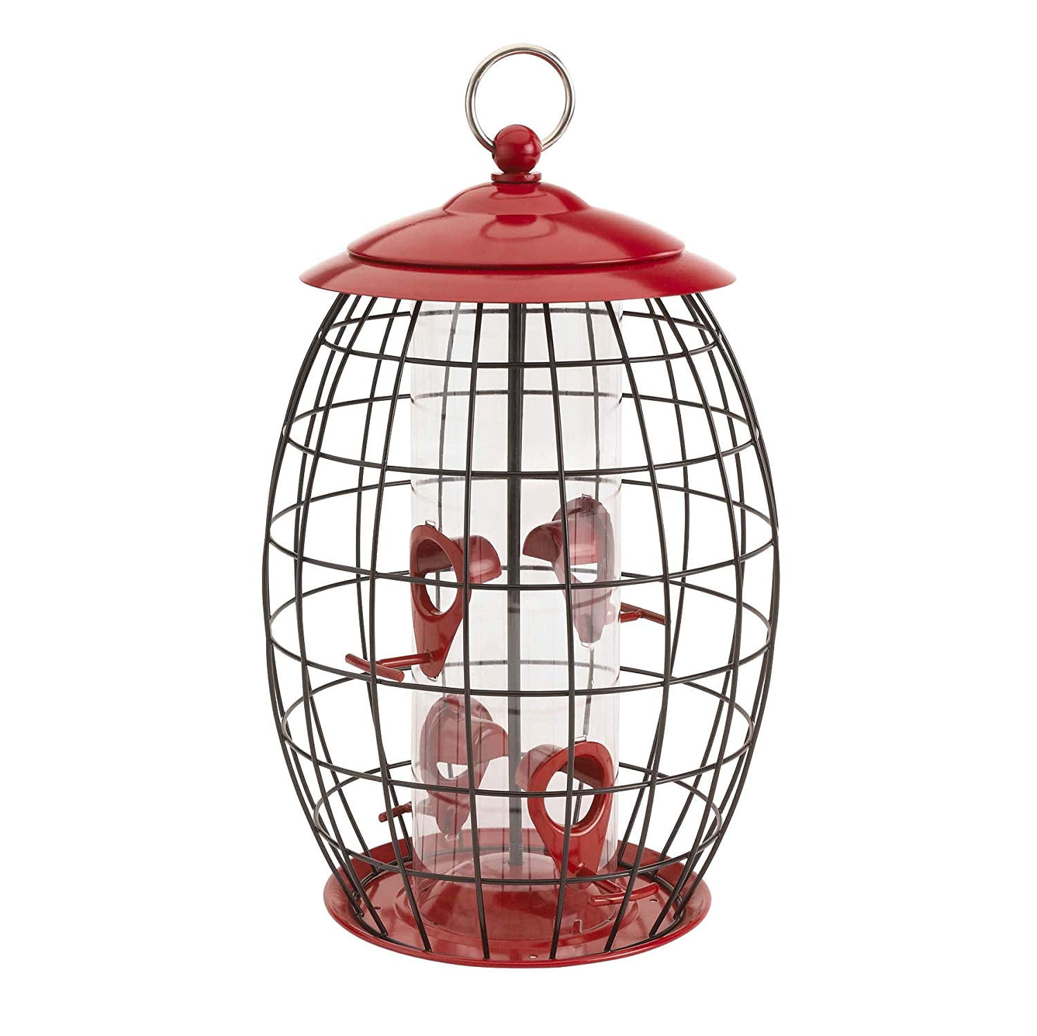 50216 Sweet Tweet Feeder, Large, red/Black, BIRD SEED CAPACITY Tube
