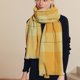 thumbnail image 5 of Bufanda cálida para mujer, bufanda para el cuello, bufanda de invierno, chal envolvente de tartán con borlas de gran tamaño, Pashmina a cuadros acogedora a cuadros, 5 of 5