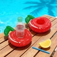 thumbnail image 5 of Inflatable Fruit Cup Holder, Cherry Shaped PVC Floating Drink Rack, Leakproof Water Beverage Stand, Pool Accessory for Seaside Swimming Pool Party Decoration, 5 of 7