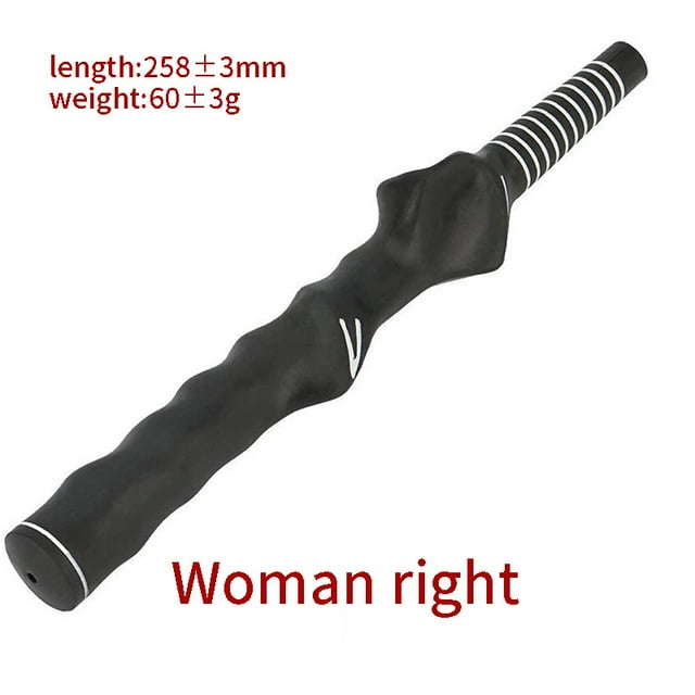 High Quality Durable Golf Rubber Hand Shape Grip Exercise Pole Grip Swing Training Outdoor Golf Position Practice Tools Woman Right