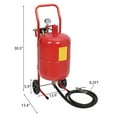 thumbnail image 4 of EastVita Sand Blaster 10 Gallon, Portable Air Sandblaster 125PSI, High Pressure Air Sandblaster with 6" Wheels, Rust Removal and Special Surface Treatment of Material, 4 of 8