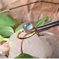 thumbnail image 2 of Green Amethyst Inspired Ring With Two Moissanite 925 Sterling Silver Engagement Rings Green Gemstone Cushion Checkerboard Cut 10mm Ring For Womens, 2 of 6