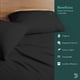 thumbnail image 2 of Juego de Sábanas de Bambú Dreamlab, Ropa de Cama Ultra Suave, Fresca, Hipoalergénica, Ecológica, Sábanas Queen de Bambú, Color Negro, 2 of 9