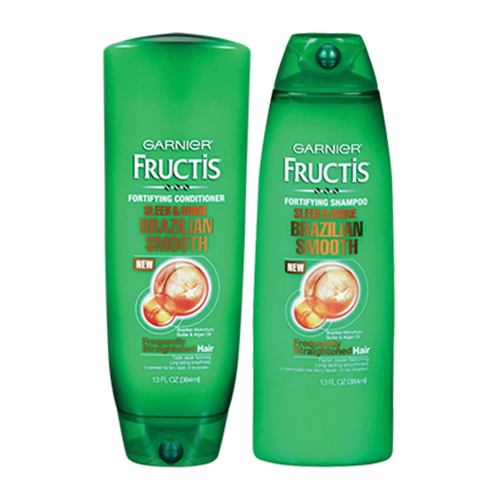 Garnier Fructis Brazilian Smooth Fortifying Shampoo & Conditioner (13