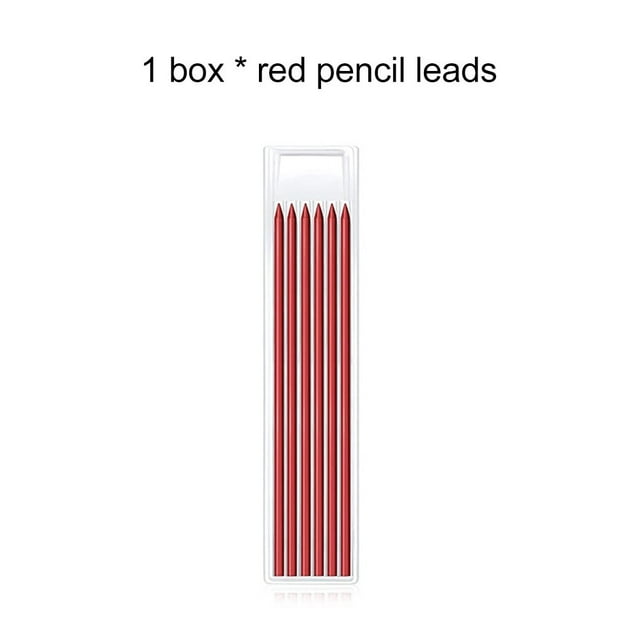 Solid Carpenter Pencil Set With Built-In Sharpener Deep Hole Mechanical Pencil