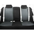 thumbnail image 2 of CalTrend Rear 40/60 Split Back & Solid Cushion Carbon Fiber Seat Covers for 2019-2022 Toyota RAV4 - TY596-03FC Charcoal Insert with Black Trim, 2 of 3