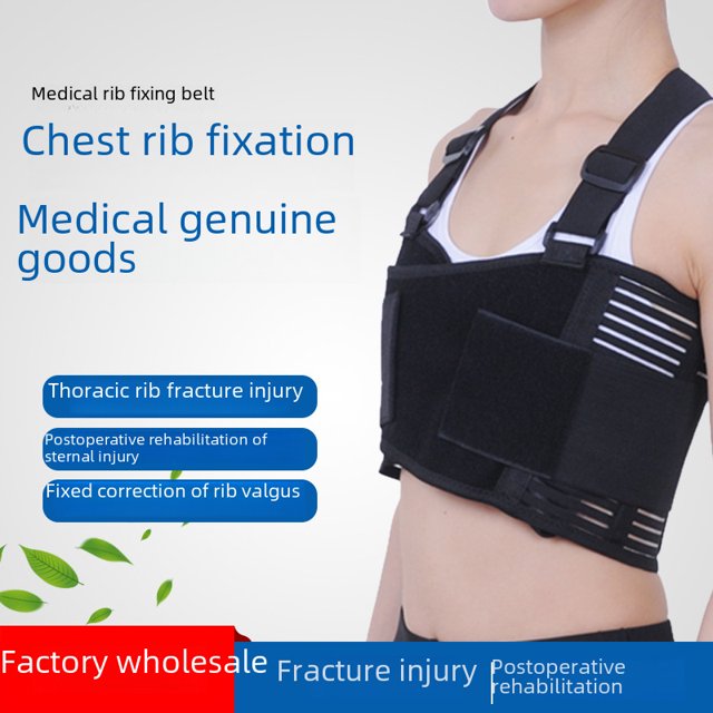 Attelle de Soutien de la Colonne Thoracique Post-Chirurgie : Bande de Compression Ajustable à Double Épaule, Côtes et Poitrine pour la Récupération après Fracture, la Stabilisation, le Soulagement de la Douleur et le Confort avec Matériau Durable et Application Facile