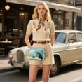 thumbnail image 6 of FORMRS Women Crossbody Purse with Chain Strap Vegan Leather Shoulder Handbag, Black Cat, 6 of 7