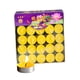 thumbnail image 1 of Ligeras de Té 100x Cáscara de Aluminio Cera de Té Románticas de Larga Duración para Ceremonias de Navid Amarillo, 1 of 9