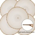 thumbnail image 4 of Rebanadas circulares de madera Prsildan, 20-25 cm, paquete de 4 unidades, rústicas, para bricolaje, 4 of 7