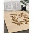 thumbnail image 3 of Ahgly Company Machine Washable Indoor Square Transitional Bronze Brown Area Rugs, 6' Square, 3 of 7