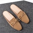thumbnail image 5 of Women's Spring Autumn Closed Toe Flat Mule Shoes with Bow Design, 5 of 5