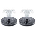 thumbnail image 1 of 2X Solar Bird Bath Fountain Pump, Upgrade 3.5W Solar Fountain with 6 Nozzle, Free Standing Floating Solar Powered, 1 of 8
