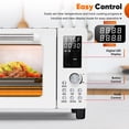 thumbnail image 2 of Air Fryer Toaster Oven Combo Nuwave Bravo Pro 21L Cream, 2 of 5