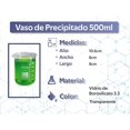 thumbnail image 2 of Vaso precipitado de vidrio 500 ml, 2 of 3
