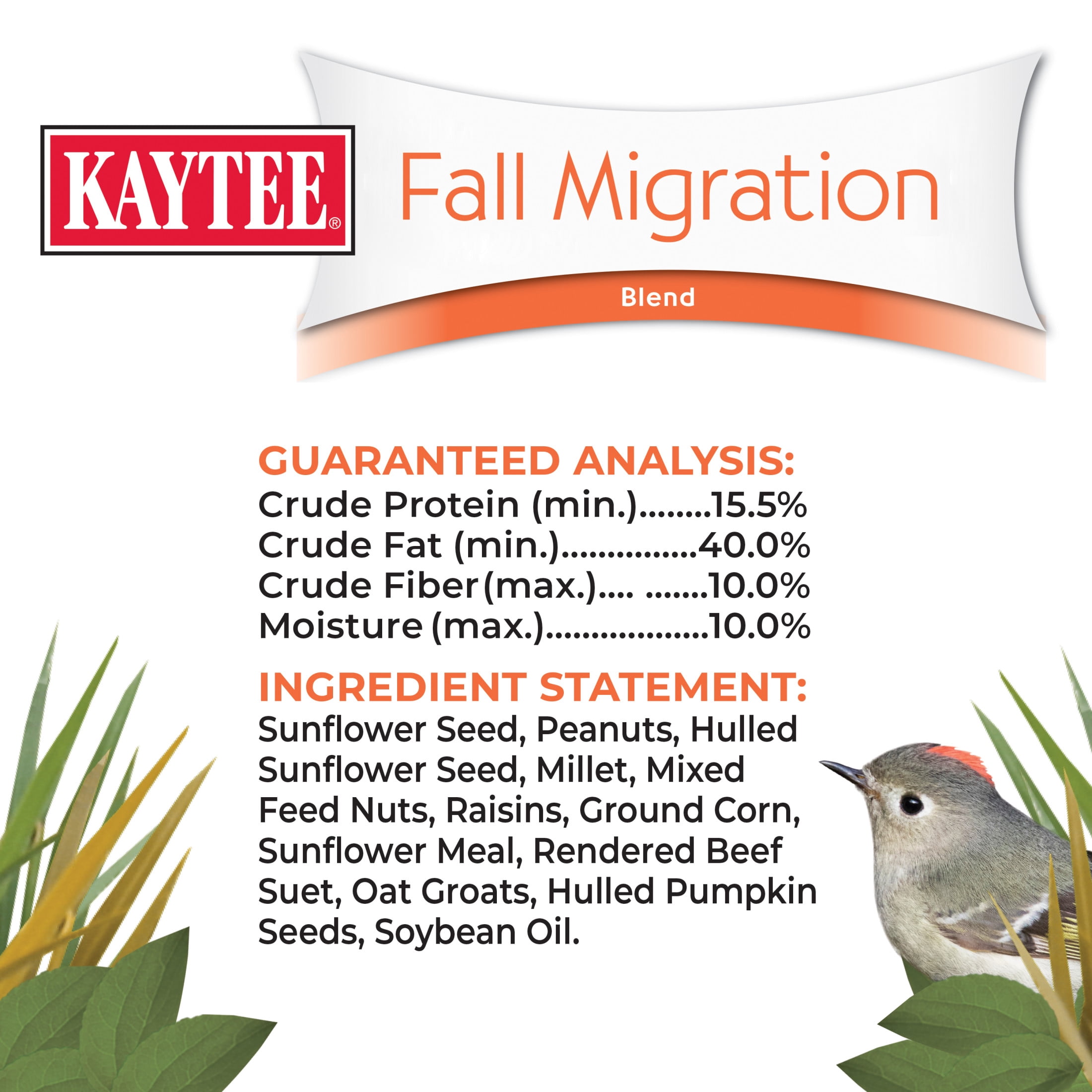 Kaytee Fall Migration Blend Wild Bird Feed 8 lbs