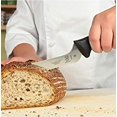 thumbnail image 3 of Mercer Culinary Millennia Bread Knife, 10-Inch Wavy Edge Wide, Black, 3 of 7