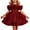 A-Wine270, variant on SONXAHE Infant Girl's Dress Off-Shoulder Ruffles Tulle Evening Dress Wedding Birthday Princess Ball Gown Beige