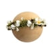 thumbnail image 3 of Diadema de flores para recién nacidos de 0 a 6 meses, para bautizo de bebés, niñas y bebés Estilo a, 3 of 9