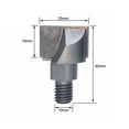 thumbnail image 1 of 1Pc 10Mm Shank Cnc Bottom Cleaning Router Bit Door Lock Slotting Milling Cutter 10 X 25, 1 of 5