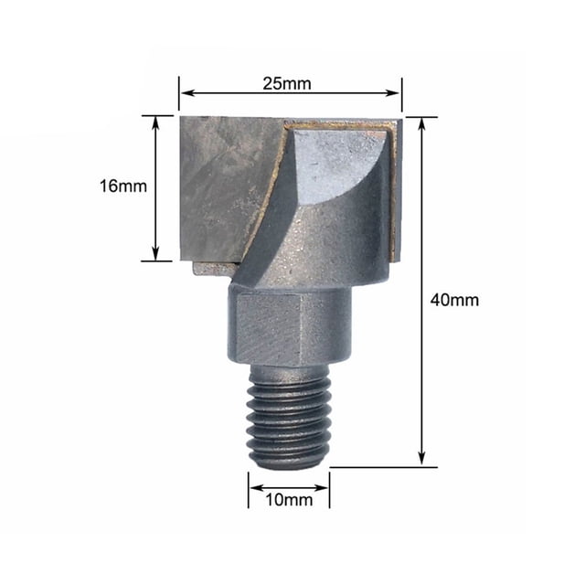 1Pc 10Mm Shank Cnc Bottom Cleaning Router Bit Door Lock Slotting Milling Cutter 10 X 25